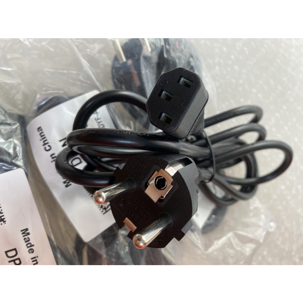 Dây nguồn máy tính 2 chân tròn dài 1,5m lõi đồng nguyên chất