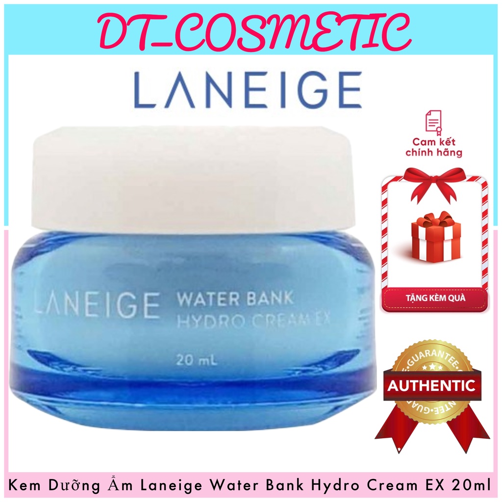 Kem dưỡng ẩm Laneige Water Bank Hydro Cream EX 20ml