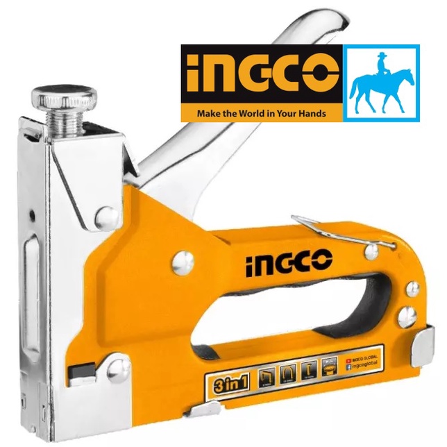 Dụng Cụ Kìm Kềm Bấm Đinh Ghim 3 Trong 1 INGCO HSG1405