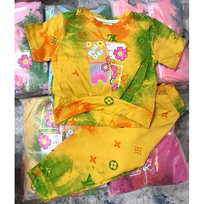 Bộ thun cotton quần dài siêu đáng iu