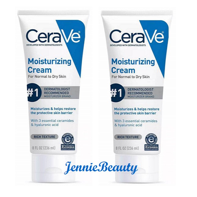 Hàng USA] Kem dưỡng ẩm Cerave Moisturizing Cream for Normal to Dry Skin (236ml)