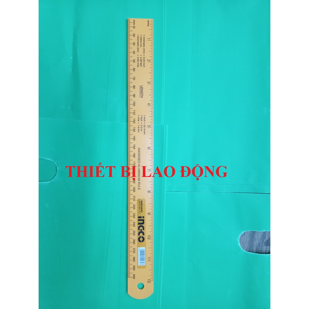 THƯỚC NHÔM 30CM INGCO HSR23002