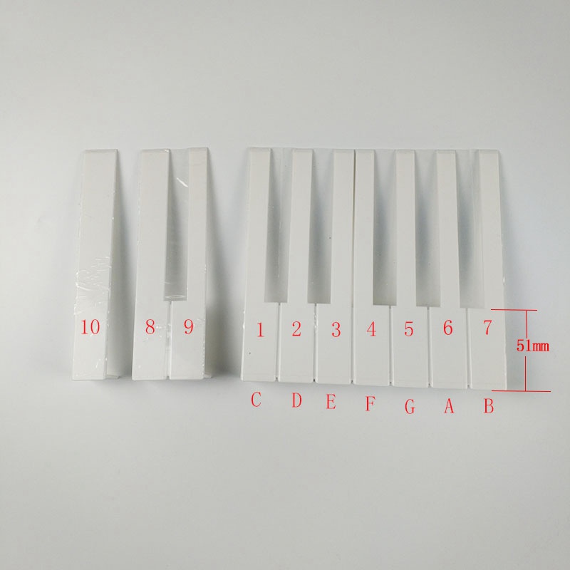 52 Phím Đàn Piano Màu Trắng 5.2mm