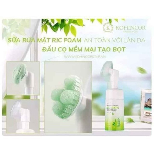 Combo Sữa rửa mặt và serum Ric Skin