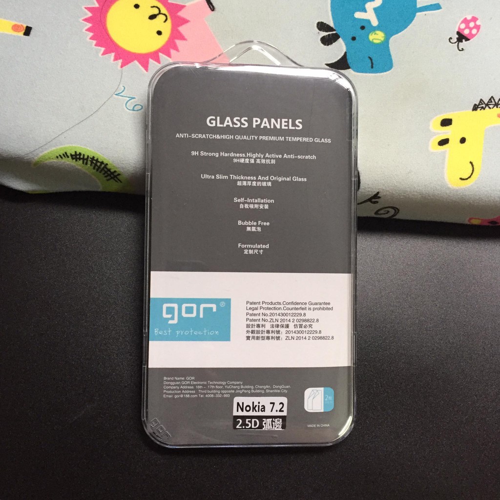 Bộ 2 kính cường lực Gor cho Nokia 7.2 chống vân tay trong suốt