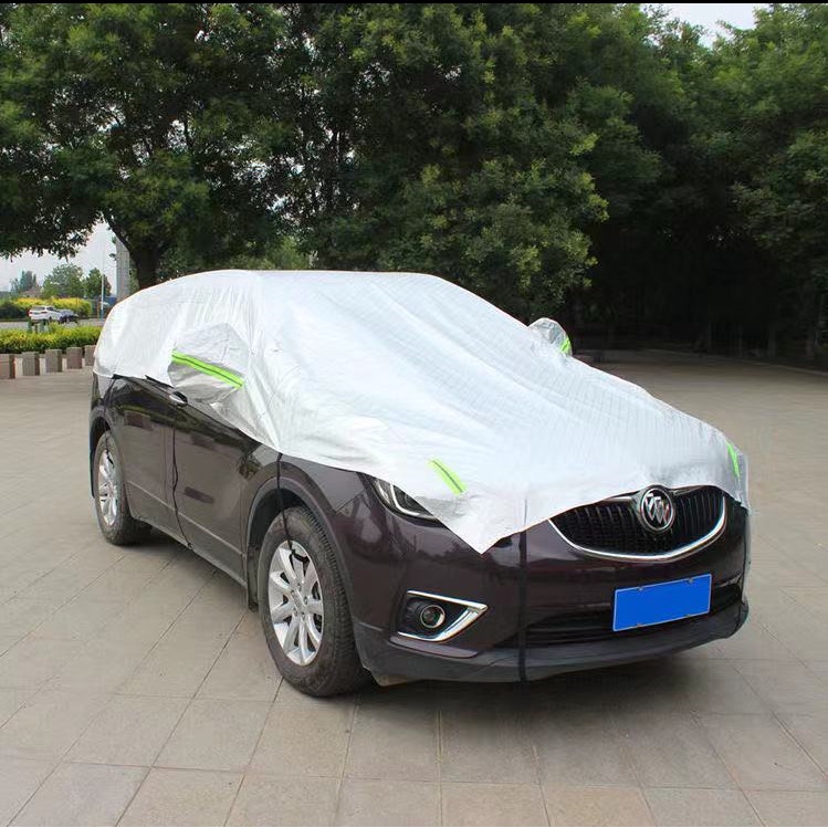 Bạt trùm nửa xe ô tô tráng bạc cách nhiệt cao cấp trùm kín capo, có phản quang- bạt phủ nửa xe ô tô, xe hơi | BigBuy360 - bigbuy360.vn