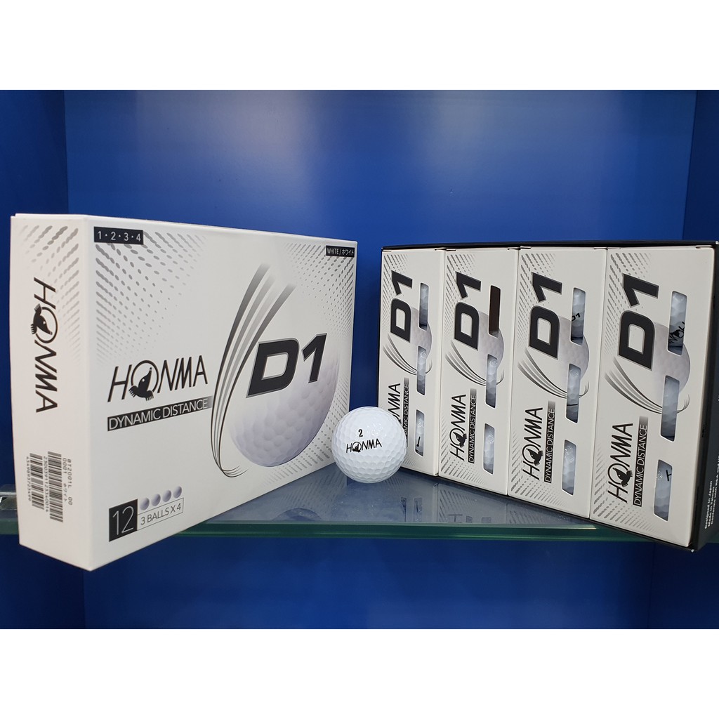 1 hộp Bóng Golf Honma D1, New 2021