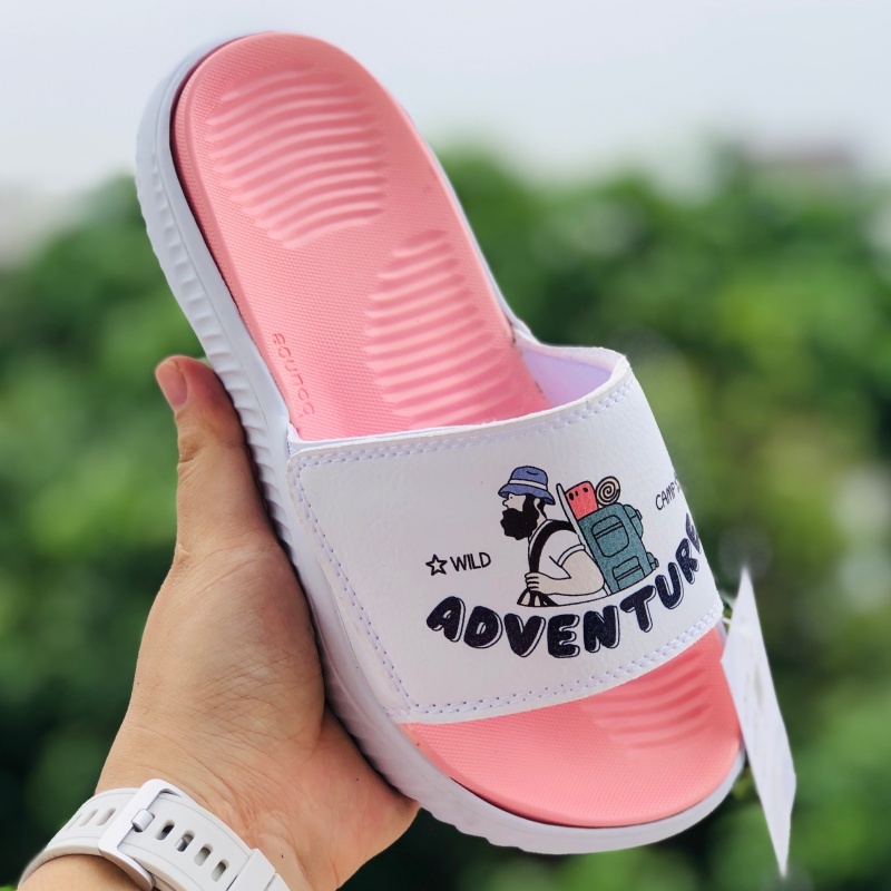 Dép Alphabounce adidas ❤️FREESHIP + FullBox❤️ quai ngang nam nữ Balô adventure chất xịn VNXK 1-1, hồng