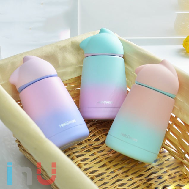 HCM - Bình giữ nhiệt mèo may mắn 300ml