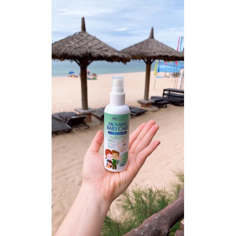 Xịt chống muỗi Mommy babycare hương chanh xả (80ml)