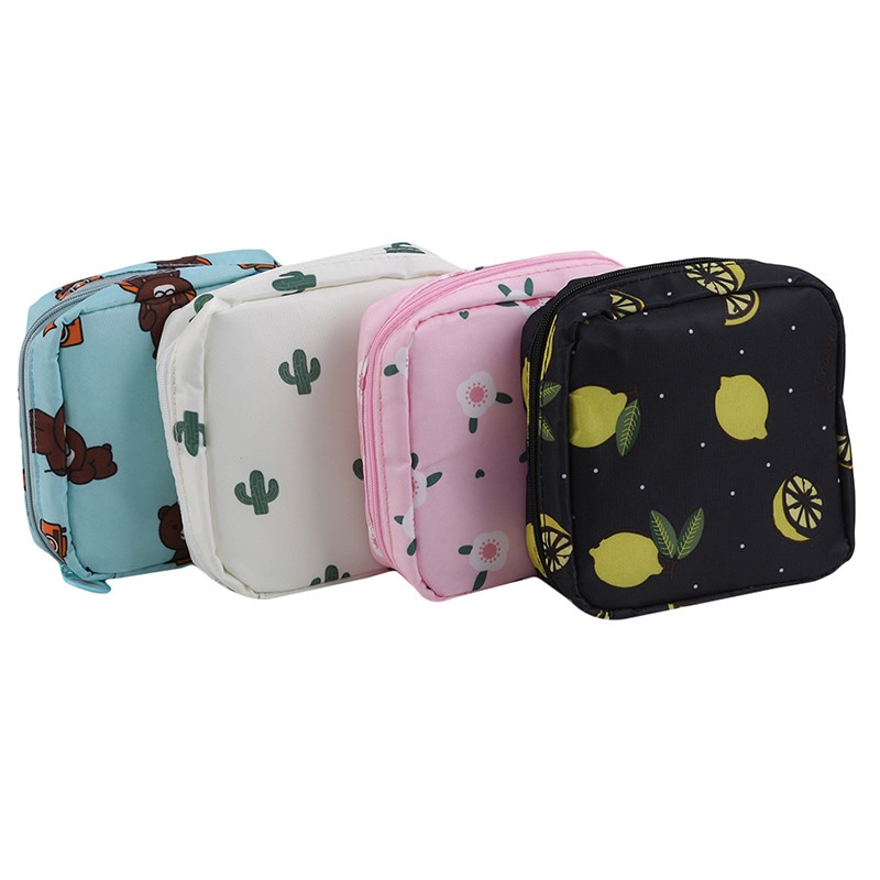 Túi Vải Cotton Đựng Băng Vệ Sinh Cho Nữ