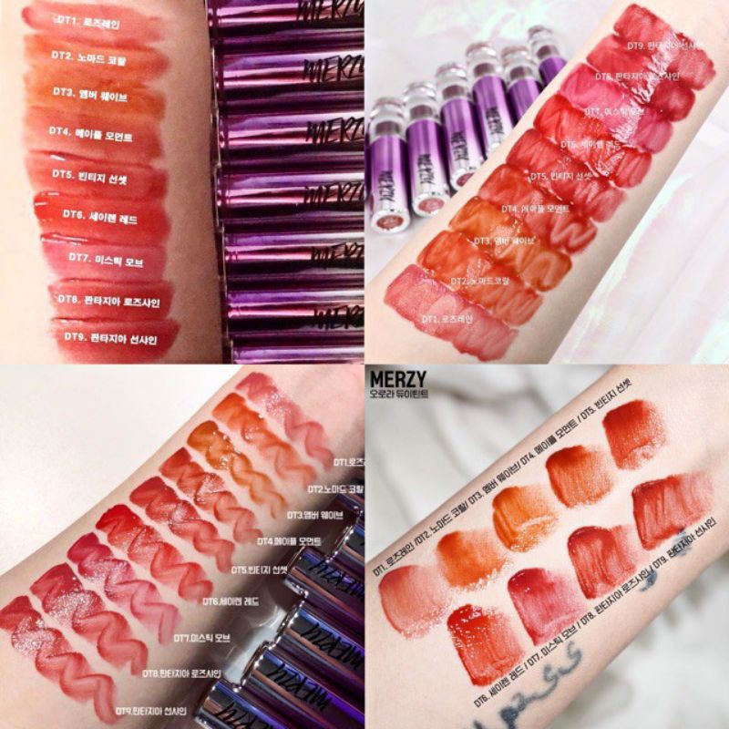 [CHÍNH HÃNG] Son Tint Bóng Siêu Lì Merzy Aurora Dewy Tint 5.5g 4 màu DT07, DT09, DT10, DT11. | BigBuy360 - bigbuy360.vn