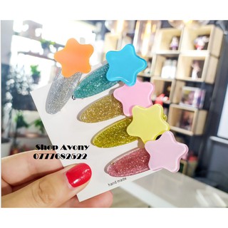 1 Kẹp tóc mái trẻ em đính hình