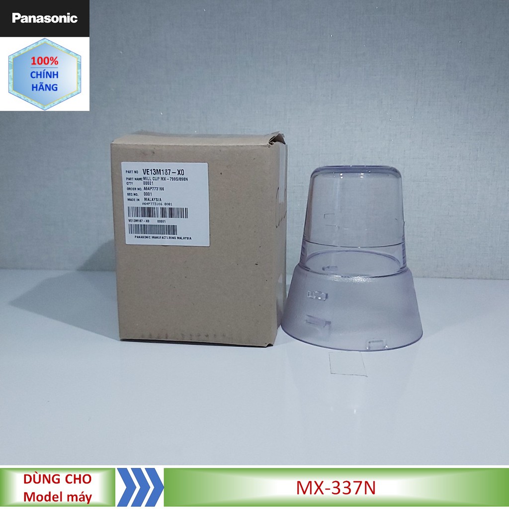 [Mã ELHA22 giảm 5% đơn 300K] Phụ kiện Ly xay khô máy xay Panasonic MX-337// MX-337N