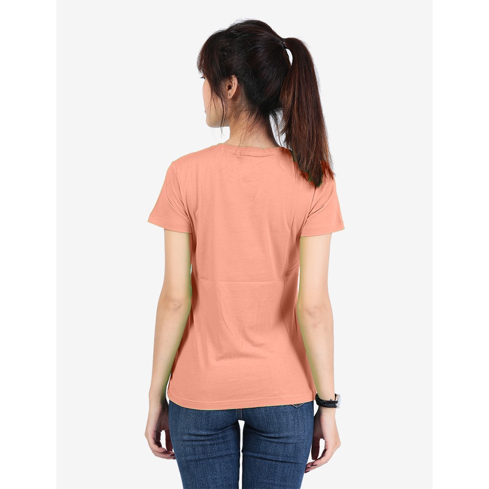 Áo thun nữ 100% Cotton thương hiệu Gold Rhino màu cà rốt