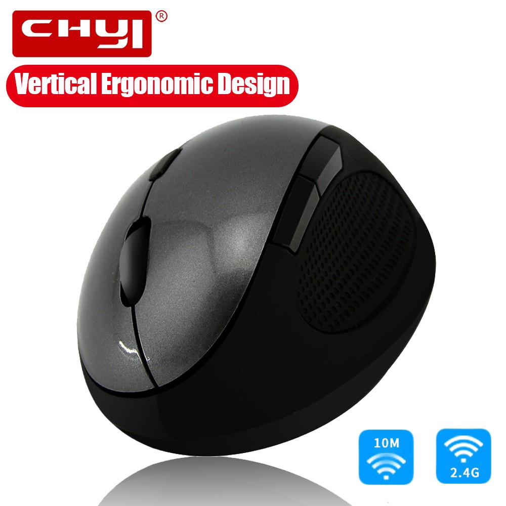 Chuột quang không dây CHUYI 6 nút 1000/1200/1600 DPI chuyên dụng cho game thủ