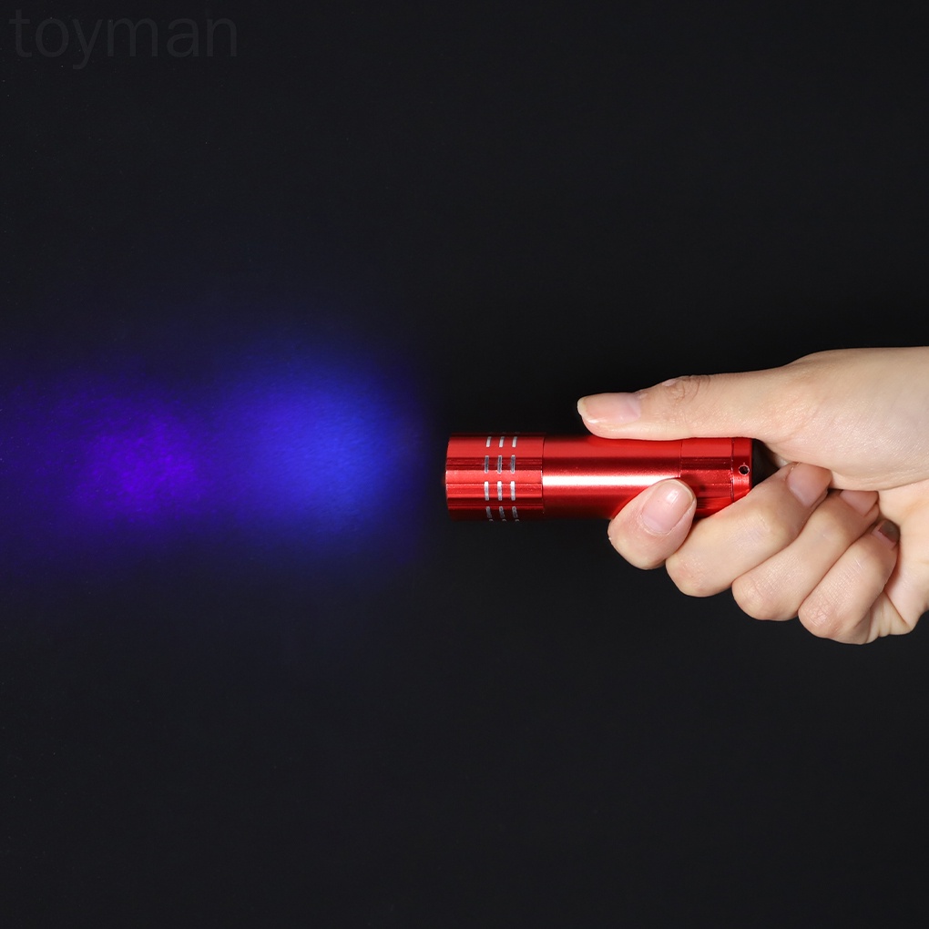 [Hàng mới về] Đèn pin UV 9 bóng Led sấy khô sơn móng tay nhanh chóng nhỏ gọn tiện lợi