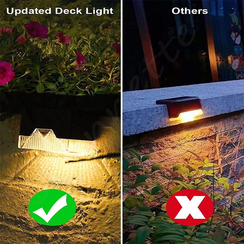 Đèn LED Năng Lượng Mặt Trời Chống Thấm Nước IP65 Trang Trí Cầu Thang Sân Vườn