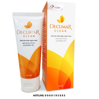 GEL RỬA MẶT – DECUMAR CLEAN 100G