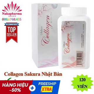 Viên Uống Collagen Sakura Của Nhật 60.000mg - Viên Uống Làm Đẹp Da, Chống Lão Hoá