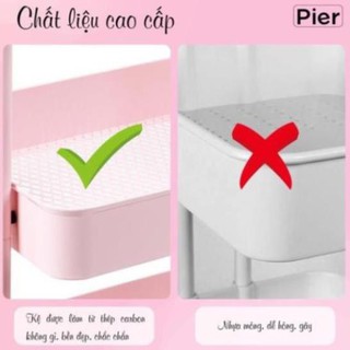 Kệ 3 tầng có bánh xe