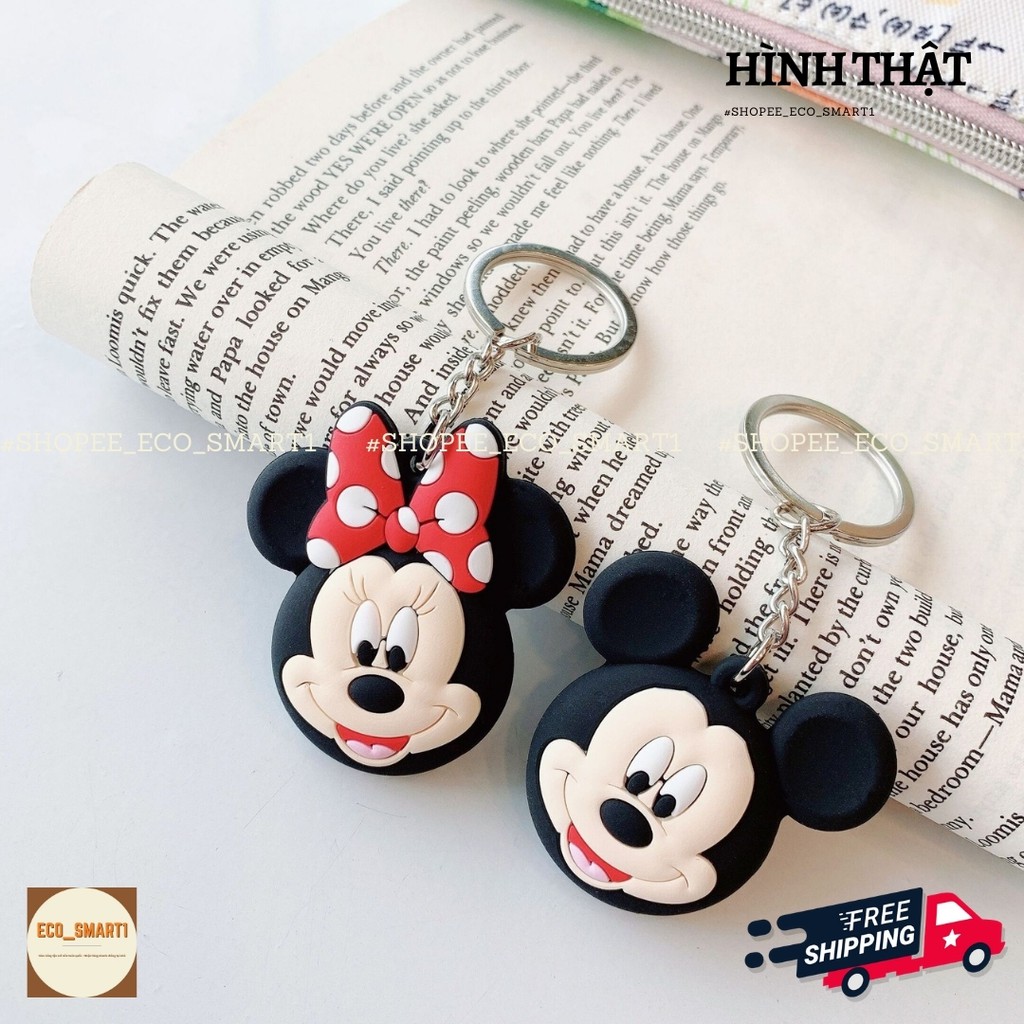 Vỏ Airtag Mickey ⚡𝐅𝐑𝐄𝐄 𝐒𝐇𝐈𝐏⚡Vỏ Bảo Vệ Airtag Silicone Mickey Minnie Siêu đáng yêu Gắn Móc Chìa Khóa, Chống Thất Lạc đồ..