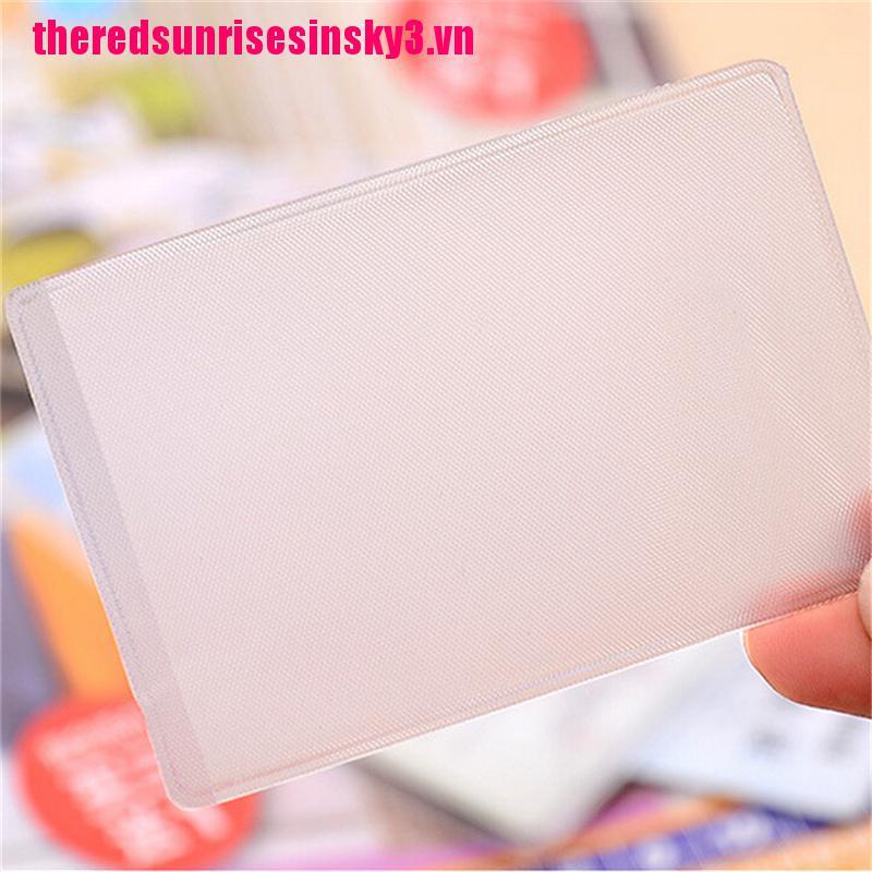 Bộ 10 Hộp Đựng Thẻ Id Bằng Nhựa Pvc Trong Suốt