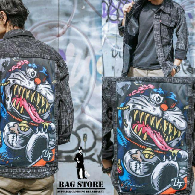 ⅍ Bán Buôn!!! Áo Khoác Jean In Hình LEVIS Quần Jean-Jeen LEVIS PRI