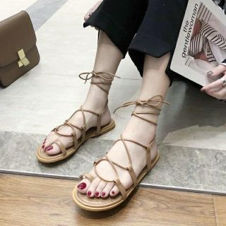Sandal chiến binh cột dây da lộn cá tính