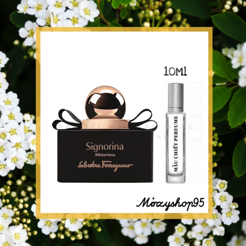 Mẫu Thử Nước Hoa Signorina   Misteriosa Đen EDP 5ml/10ml/20ml