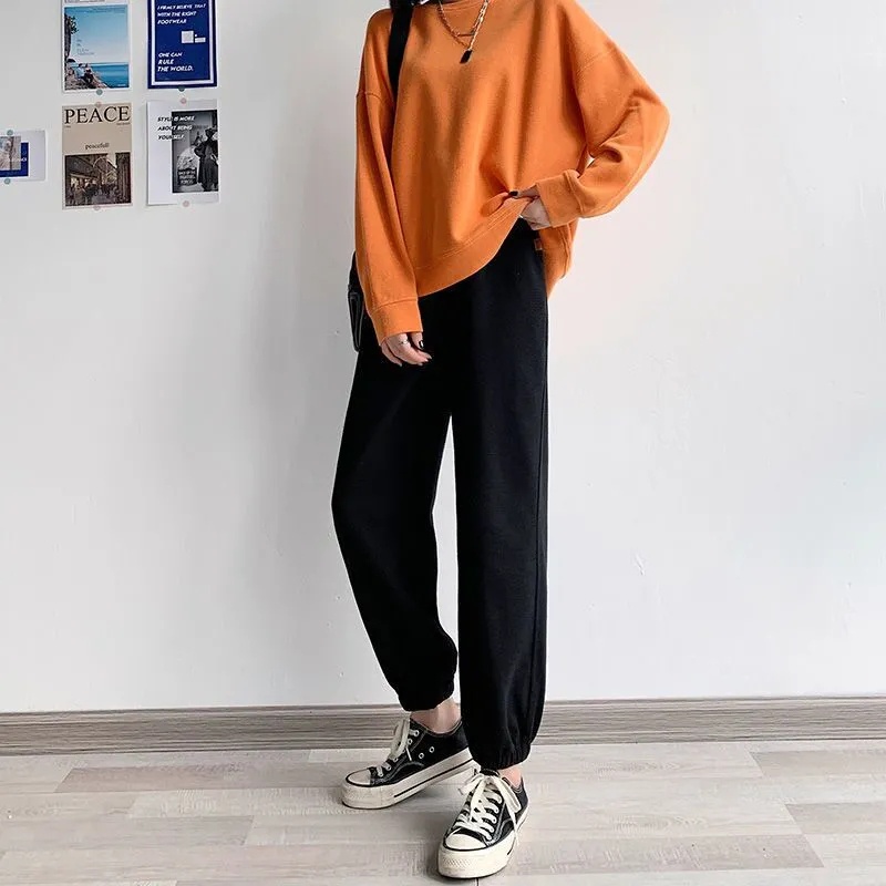 Quần joker nữ, quần nữ nhung tăm đen xám cao cấp SKUQ-05B