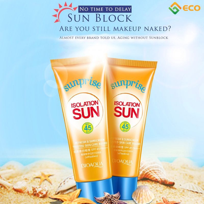 Kem chống nắng bảo vệ da SPF45 PA+++ 80g kem chống nắng mặt và toàn thân mùa hè Zento