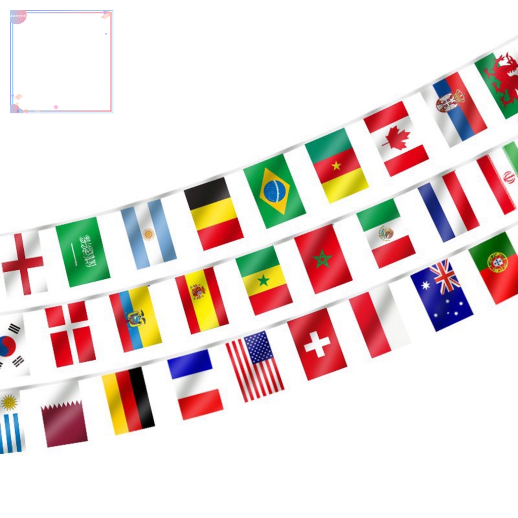 (DOV) Cờ Các Nước Tham Gia World Cup 1 Pull Qatar World Cup