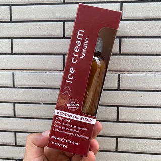 Tinh chất phục hồi tóc hư tổn Keratin Elixir Oil Inebrya - 200ml