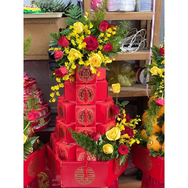 Hộp quà cưới combo 50 cái