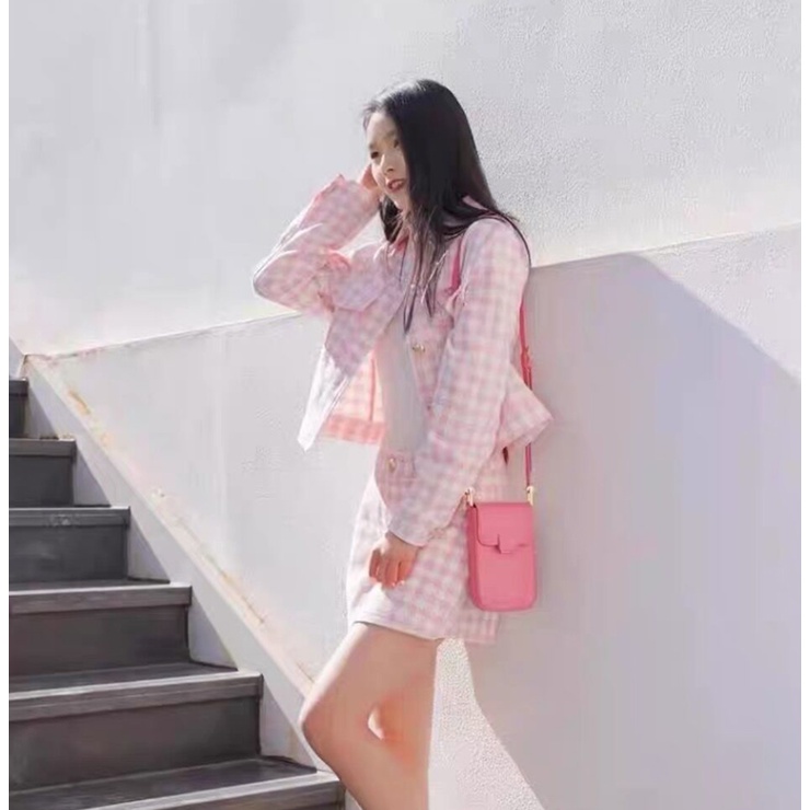 Mới Túi Đeo Vai Hình Vuông Cỡ Nhỏ Thiết Kế Đơn Giản Thời Trang Cho Nữ 50270819