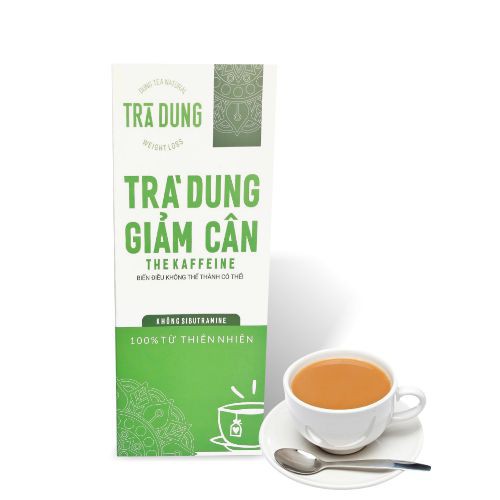 [Mã BMBAU50 giảm 7% đơn 99K] Trà dung giảm cân túi lọc The Kaffeine + Hộp 30 gói + Bao Bì Mới