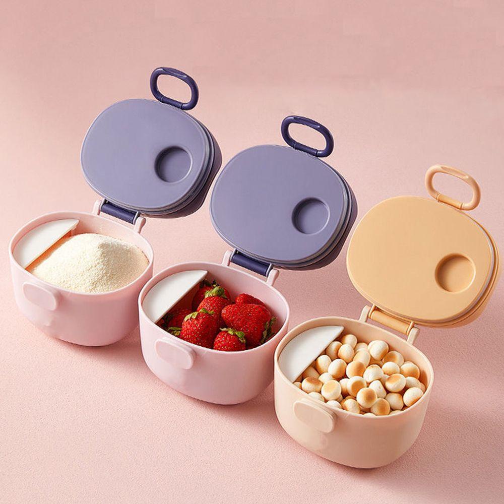 Hộp Đựng Sữa Bột Hình Vương Miện Dễ Thương Kèm Muỗng Tiện Dụng