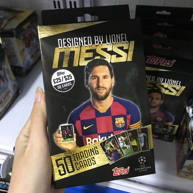 Box 50 thẻ thiết kế bởi Lionel Messi