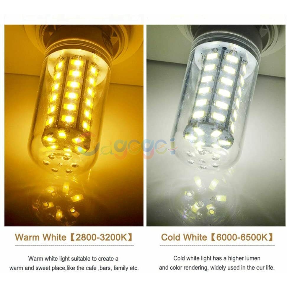 Bóng Đèn Led Trái Bắp Siêu Sáng 5730 SMD E27 220V Tiết Kiệm Năng Lượng