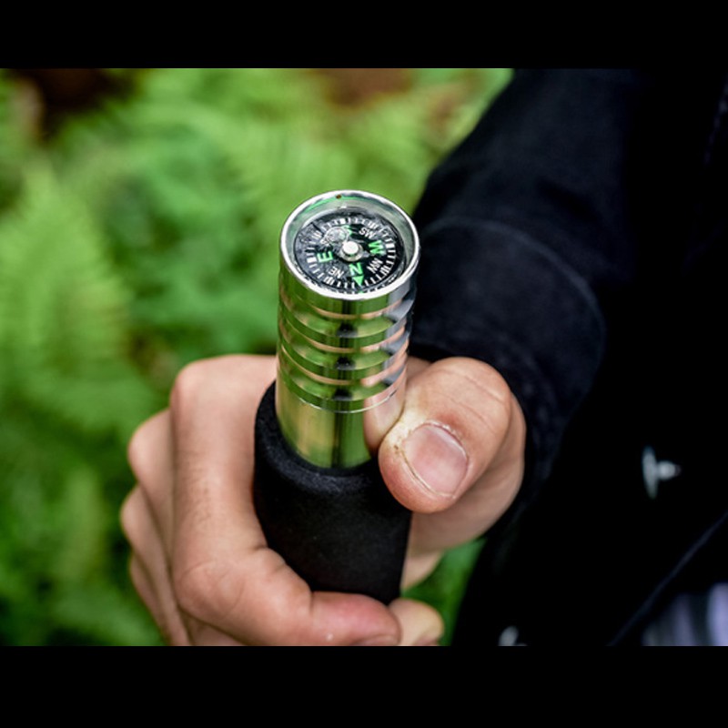 Xẻng Đa Năng Đi Phượt , Dã Ngoại [ Màu Trắng , Tích Hợp La bàn ]