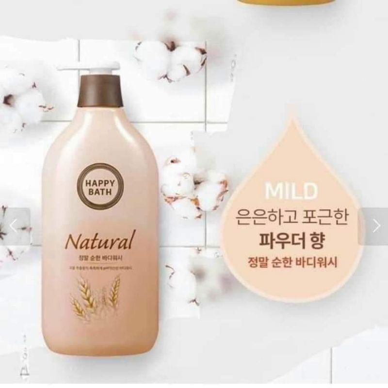 Sũa tắm Happy Bath hương lúa mạch(900ml)