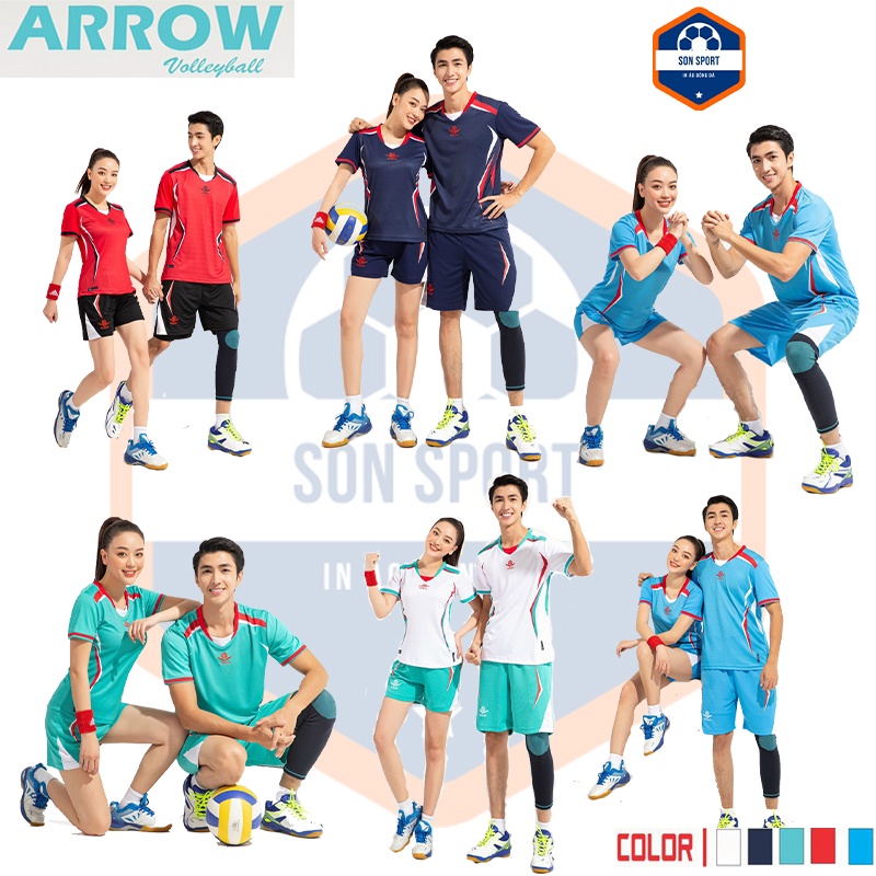 Bộ Quần Áo bóng chuyền nam nữ ARROW