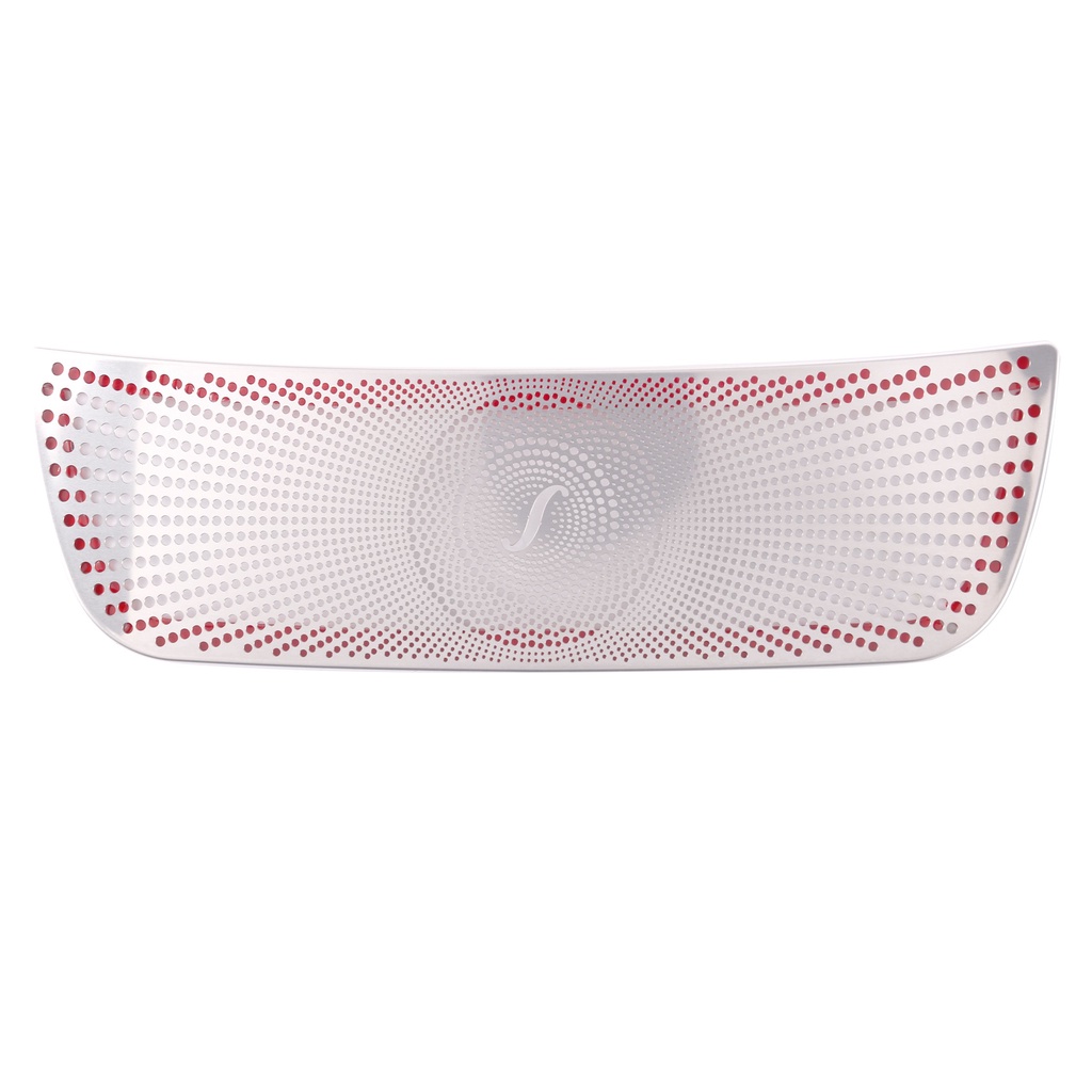 Ốp Viền Lỗ Thông Gió Phía Sau Màu Bạc Nhám Cho Mercedes Benz E Class W213 C Class W205 GLC X253 GLC260