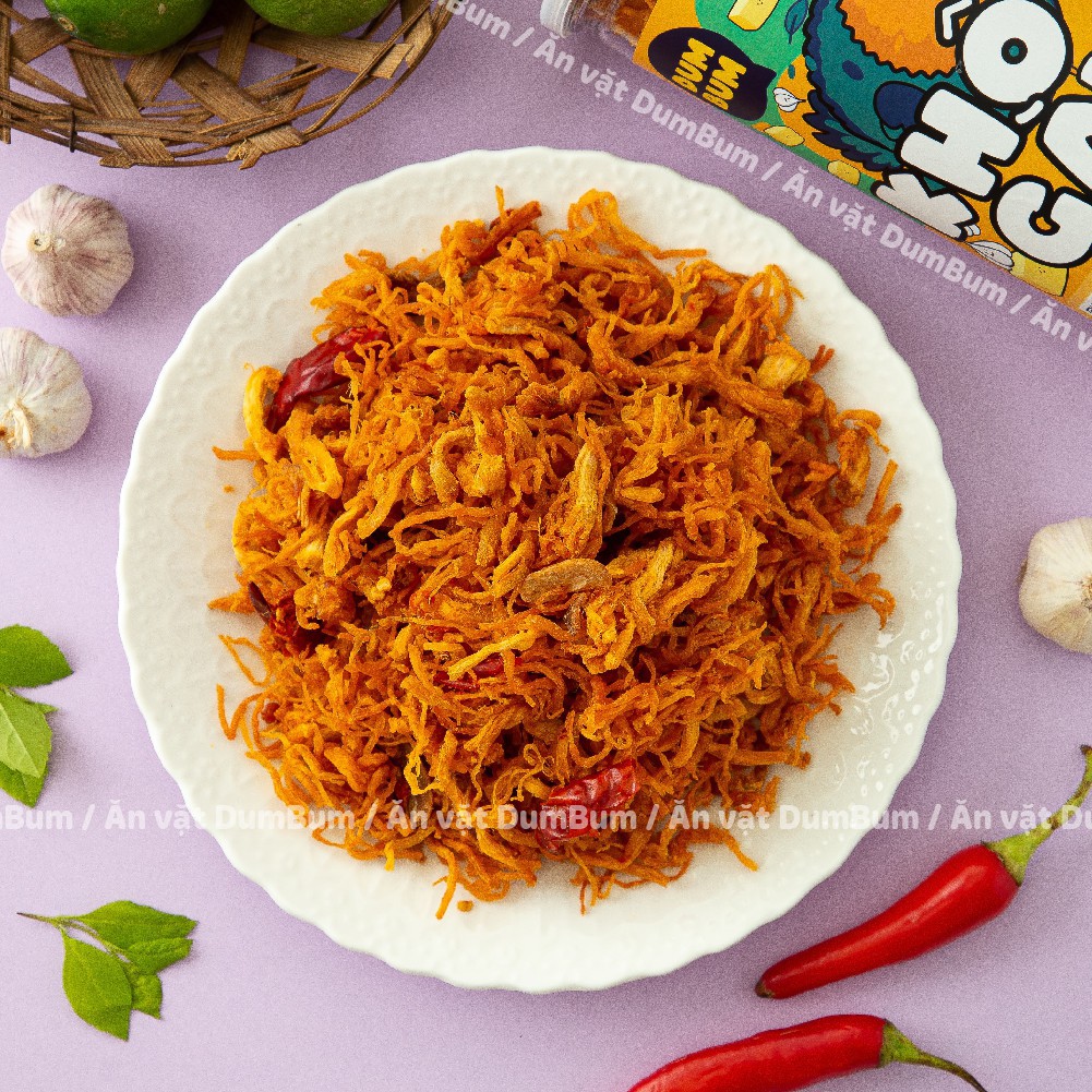 [Mã 77FMCGSALE1 giảm 10% đơn 250K] Khô gà bơ tỏi xé cay DumBum 300g đồ ăn vặt Sài Gòn vừa ngon vừa rẻ | BigBuy360 - bigbuy360.vn