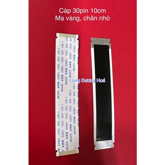 Bộ 2 Sợi Dây Cáp 30Pin Chân Hẹp 10Cm Cho Màn Casper, TCL - Mạ vàng
