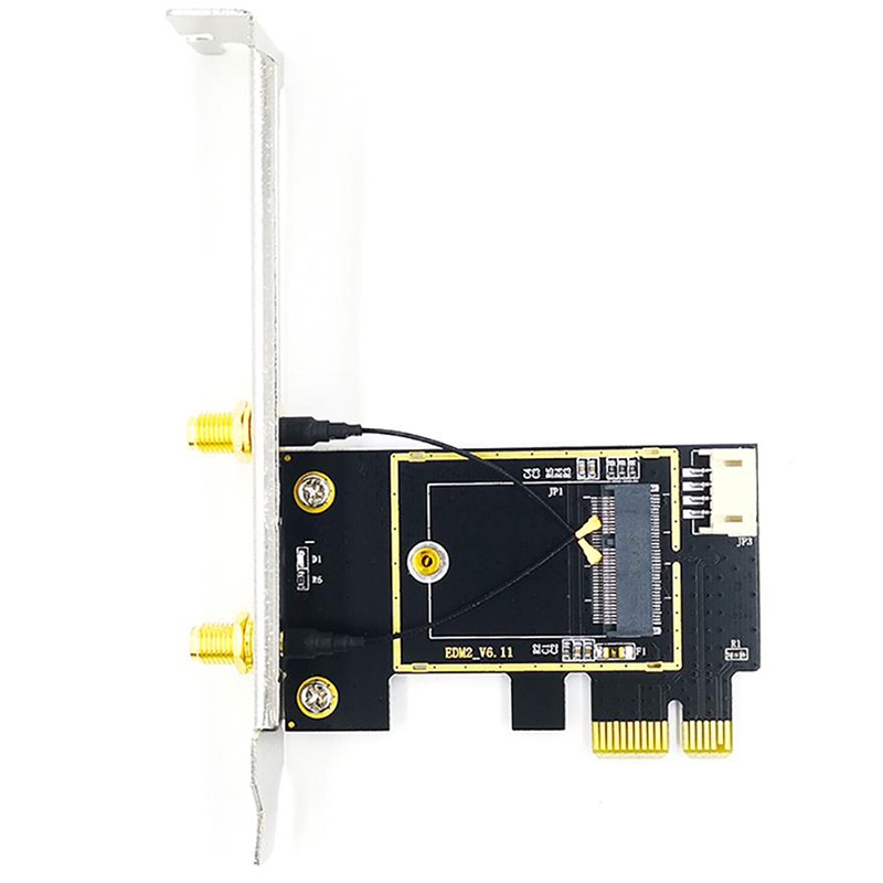 PCIE WiFi Card Adapter Bluetooth for PC Desktop Wi-Fi Antenna M.2