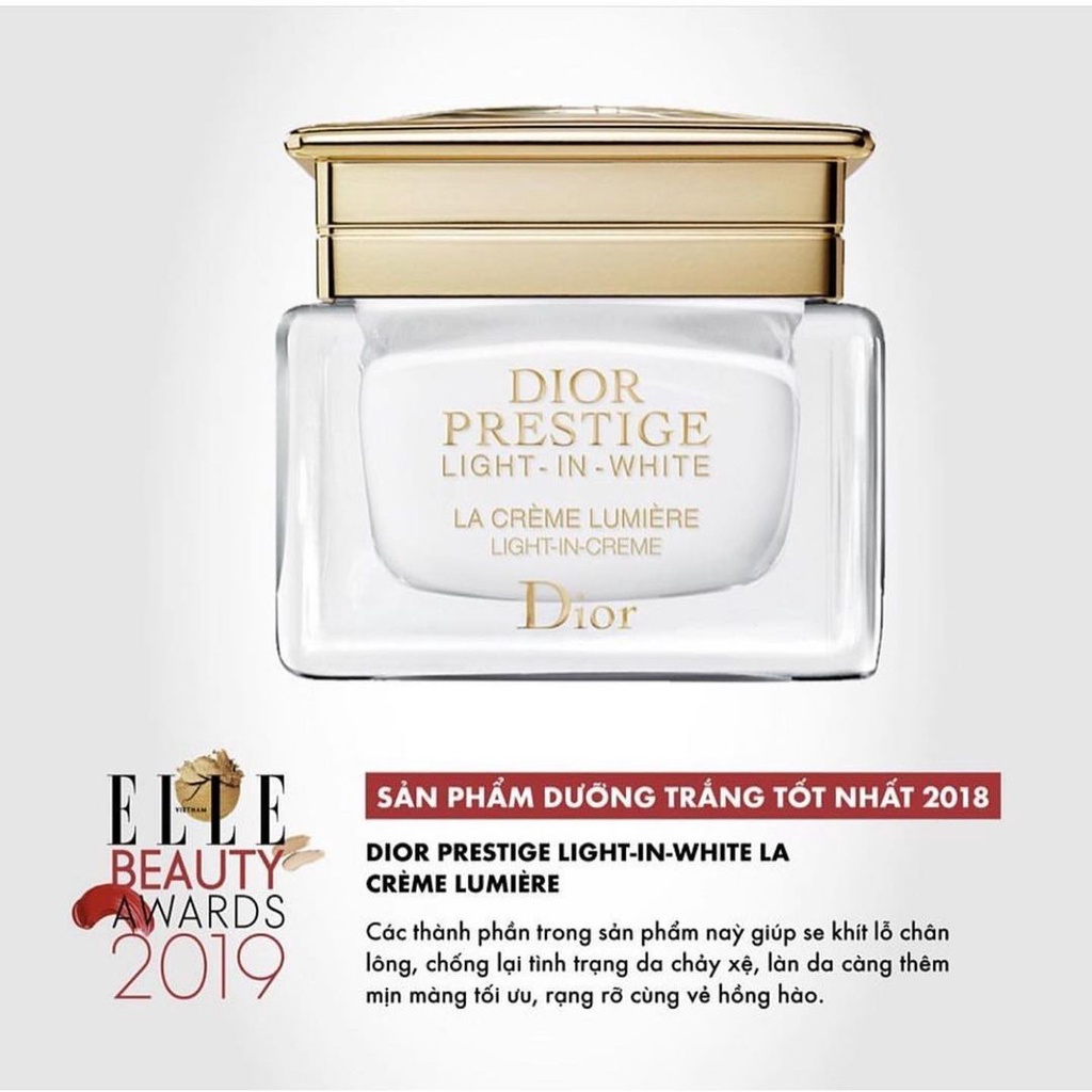 NEW 2023 - Kem dưỡng trắng Diior Prestige Bản Mới Intensive Repairing Cream 5ml