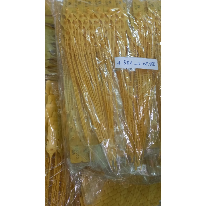 Seal khóa niêm phong kẹp chì dây rút nhựa đốt trúc 250mm