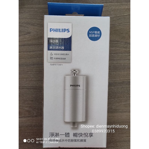 Bộ lọc nước vòi sen Philips AWP1775